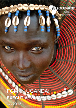 FGM in Uganda: Executive Summary (2013, English)